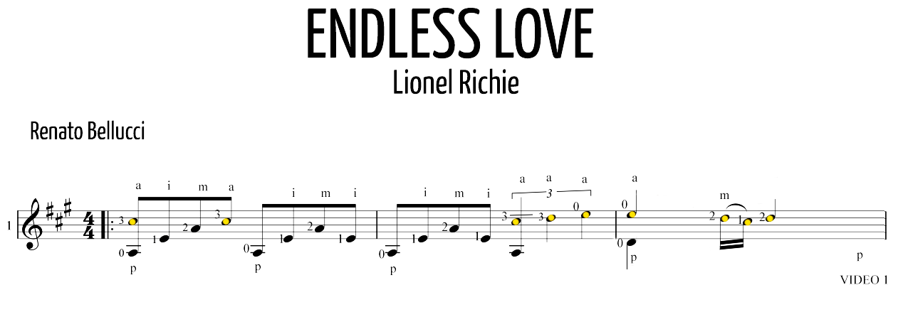 Lionel Richie Endless Love Staff and Video 1